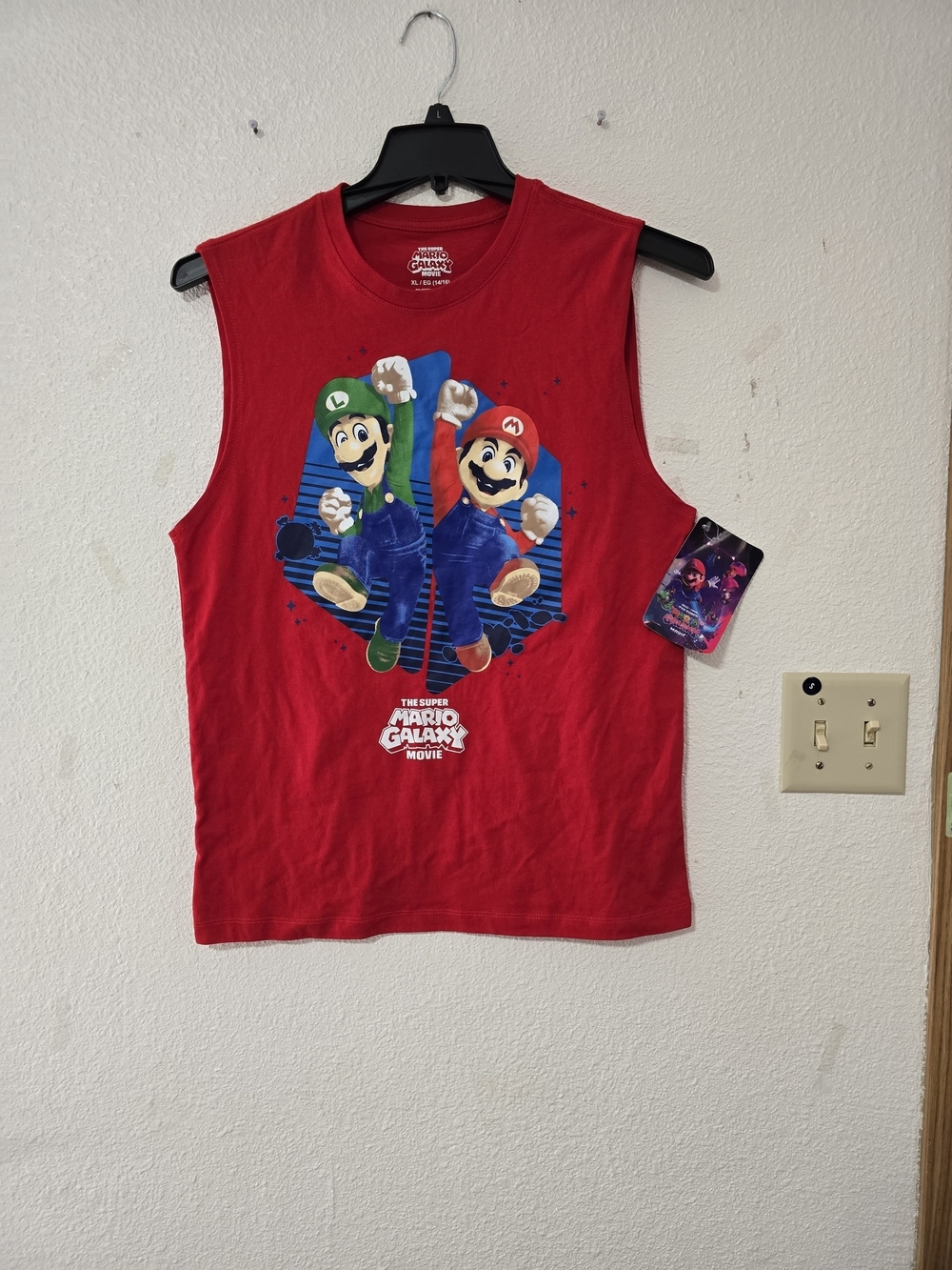 The Super Mario Galaxy Movie Red Sleeveless Tank for Kids